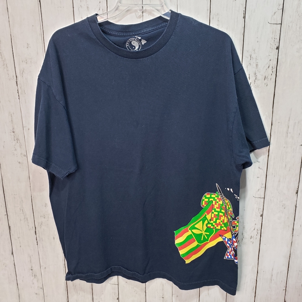 Vintage 80's T&C Surf Designs Hawaii Graphic Print